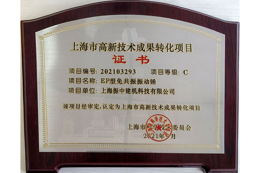 上海市高新技術(shù)成果轉(zhuǎn)化項目